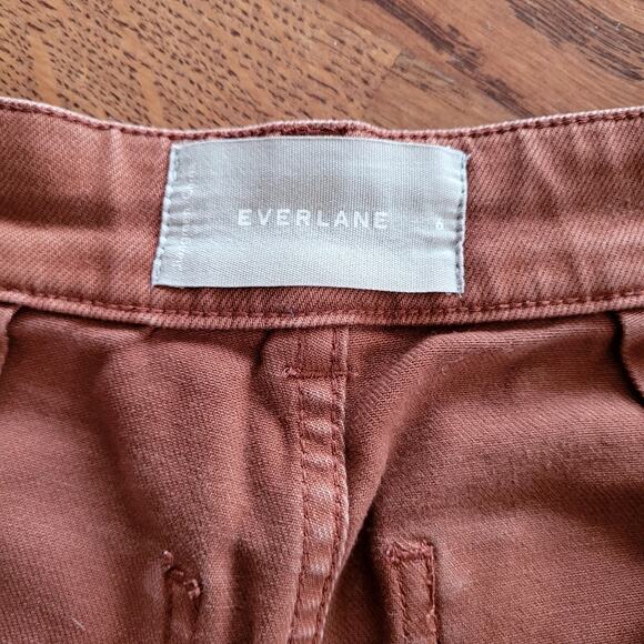 Everlane Women's Straight Leg Jeans in Rsut - Picture 3 of 7